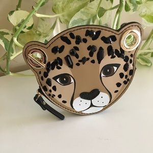 Kate spade leopard coin purse